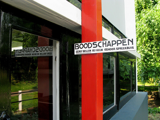 リートフェルト設計のシュレーテル邸