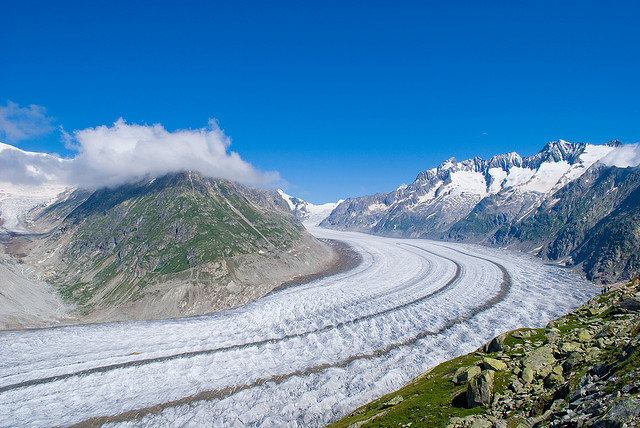 スイス・アルプス　ユングフラウ‐アレッチュ