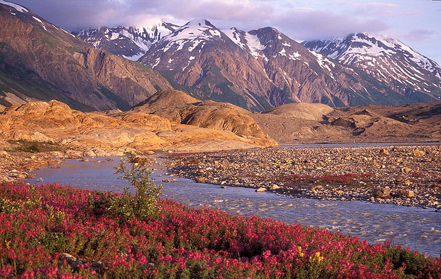 クルアーニー-ランゲル-セント・イライアス-グレーシャー・ベイ-タッチェンシニー-アルセク（カナダ側）