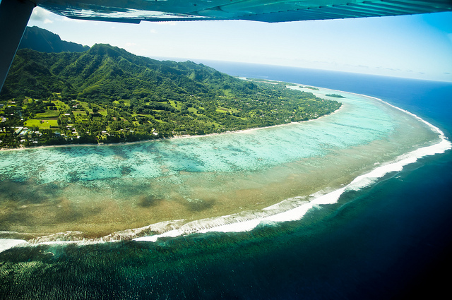 南ラグーンのロックアイランド群